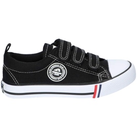 American Club Sneakers in velcro nere americane LH33 nero