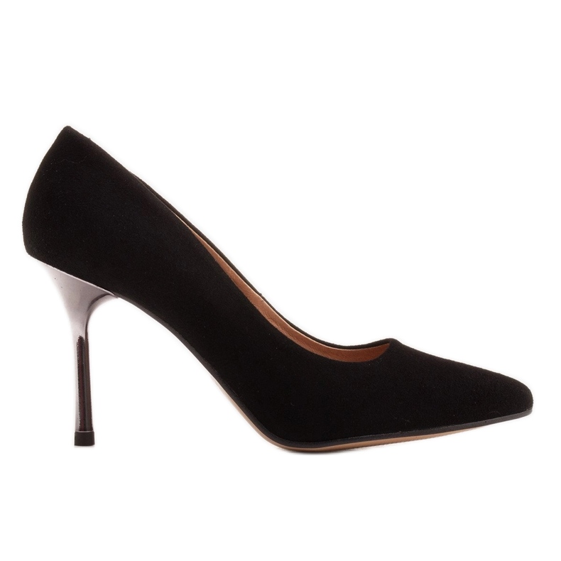 Marco Shoes Stiletti neri con tacco metallico nero