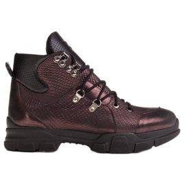 Marco Shoes Stivali sportivi da donna con un leggero isolamento autunno-inverno viola