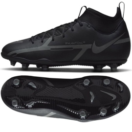 Nike Phantom GT2 Club Dynamic Fit FG / MG Jr DC0822 004 scarpe da calcio nero nero