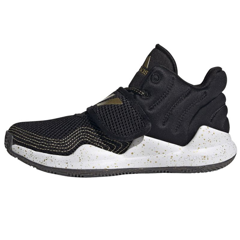 Scarpe adidas Deep Threat Primeblue C Jr GZ0111 bianca nero