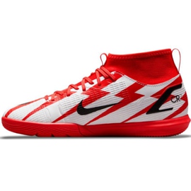 Nike Mercurial Superfly 8 Academy CR7 Ic Jr DB2676 600 scarpe da calcio multicolore bianca