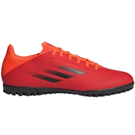 Scarpe da calcio Adidas X Speedflow.4 Tf M FY3336 rosso arance e rosse