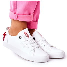 Sneakers da donna in pelle Big Star GG274160 Bianco