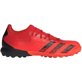 Scarpe da calcio Adidas Predator Freak.3 L Tf M FY6291 multicolore arance e rosse