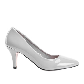 Décolleté grigie su tacco a spillo Faith grigio