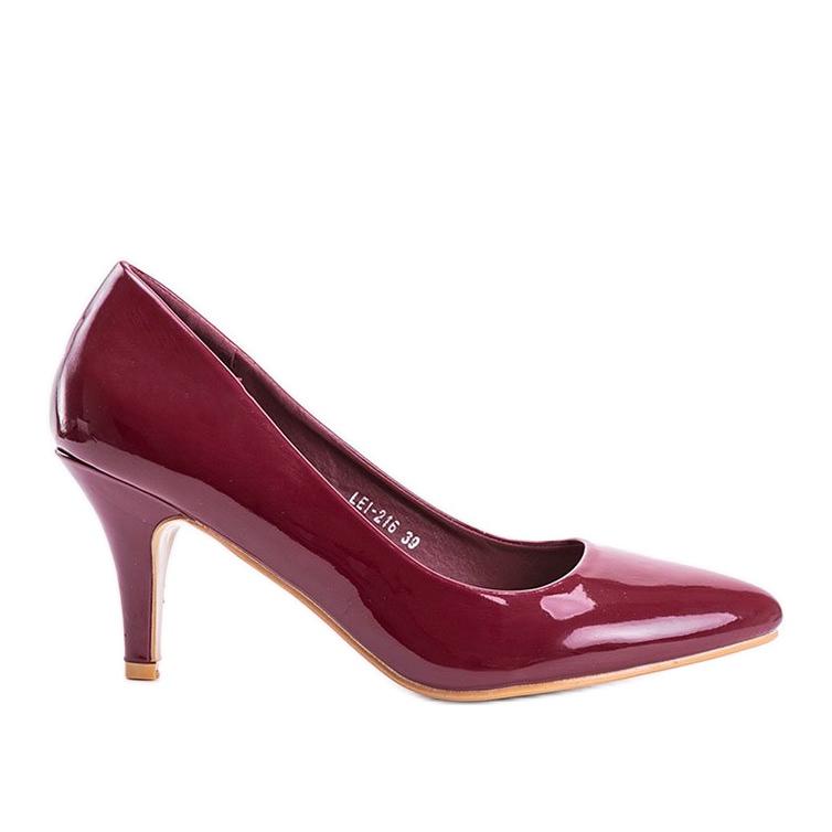 Décolleté bordeaux su tacco a spillo Faith rosso