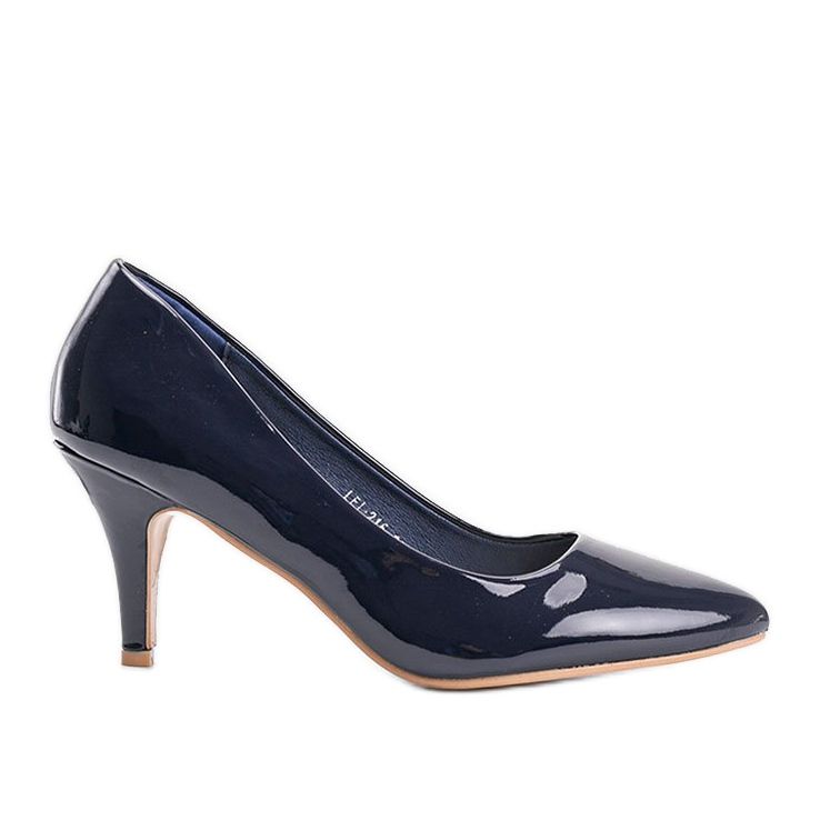 Décolleté blu navy su tacco a spillo Faith