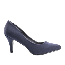 Décolleté blu navy sul tallone Anahi