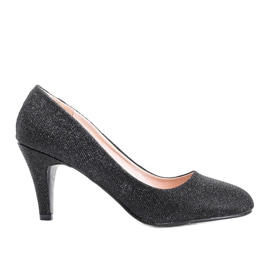 Décolleté nere lucide su tacco a stiletto Zarila nero