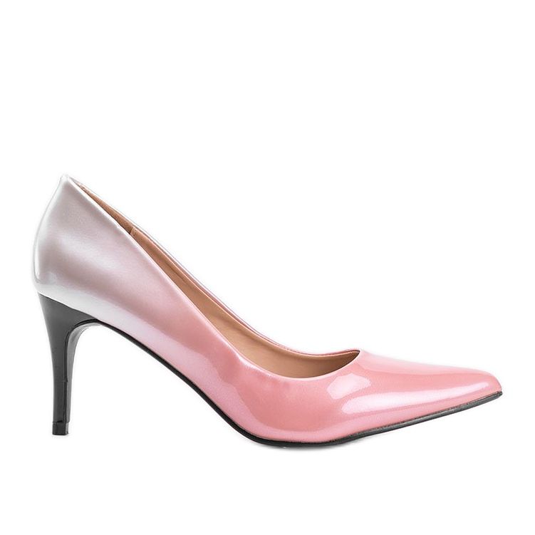 Décolleté oro rosa su tacco stiletto Kaqia d'oro
