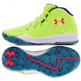 Scarpa da basket Under Armour Gs Jet Splash Jr 3024 120 300 giallo giallo