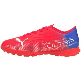 Scarpe da calcio Puma Ultra 4.3 Tt Jr 106541 01 rosso arance e rosse