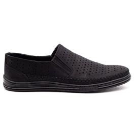 Polbut Scarpe traforate da uomo 2107P nere nero