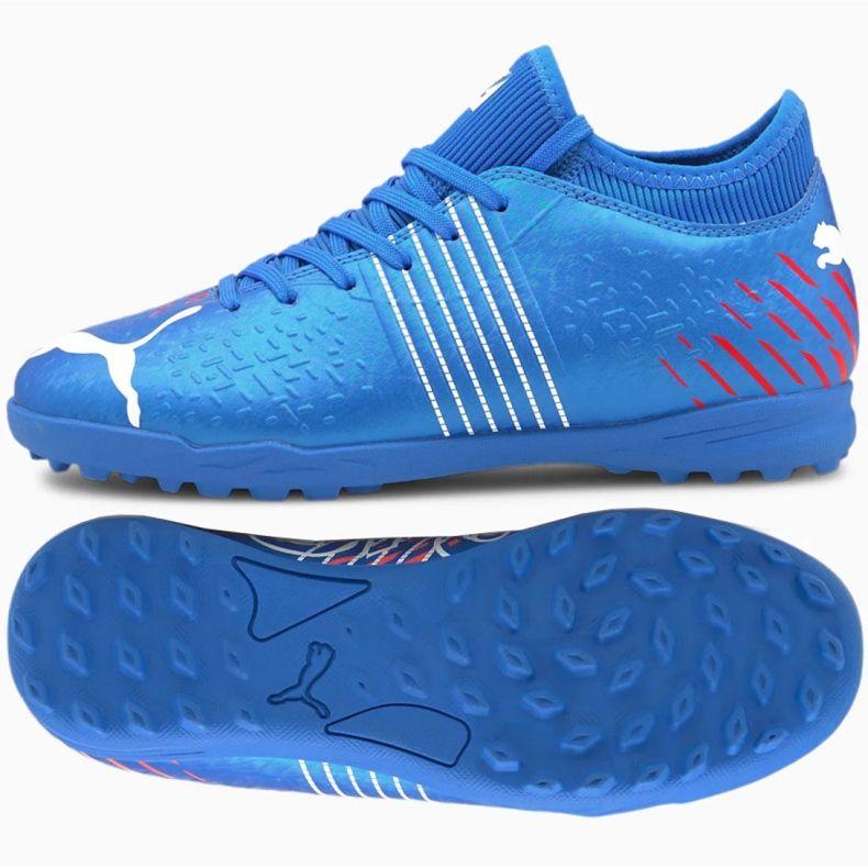 Scarpe da calcio Puma Future Z 4.2 Tt Jr 106509 01 arancione, blu blu