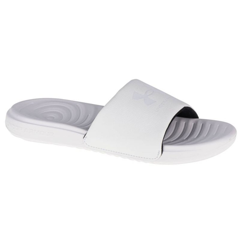 Infradito Under Armour Ansa Fixed Slides 3023772-101 bianca