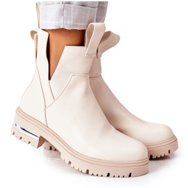 PS1 Stivali caldi Stivali Jodhpur Beige Rock It