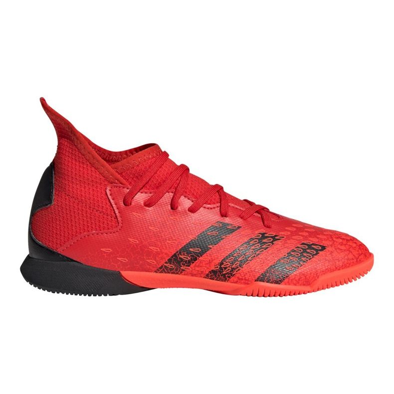 Scarpe da calcio Adidas Predator Freak.3 In Jr FY6288 rosso arance e rosse