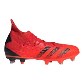 Scarpe da calcio Adidas Predator Freak.3 Sg M FY6308 multicolore arance e rossi