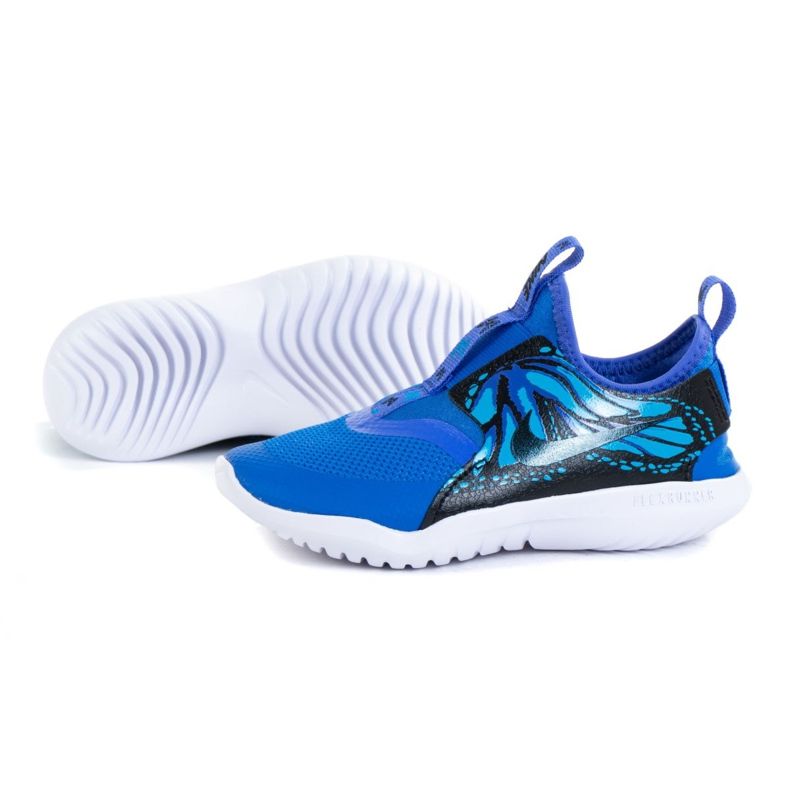 Nike Flex Runner Lil (PS) Jr DD1228-400 scarpe rosso blu