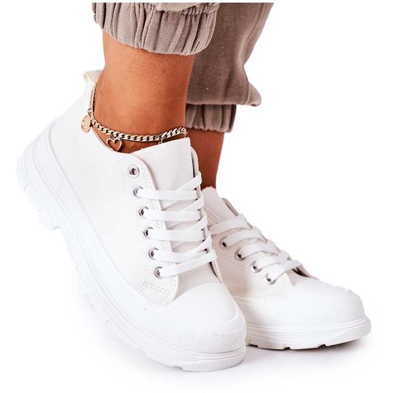 Sneakers da donna bianche Travel Time bianca