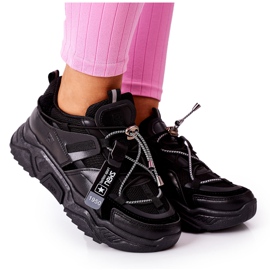 PE1 Scarpe Sportive da donna Sneakers Nere Far Away nero