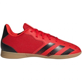 Scarpe da calcio Adidas Predator Freak.4 In Jr FY6329 rosso arance e rossi