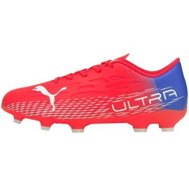 Scarpe da calcio Puma Ultra 4.3 Fg Ag Jr 106538 01 rosso rosso