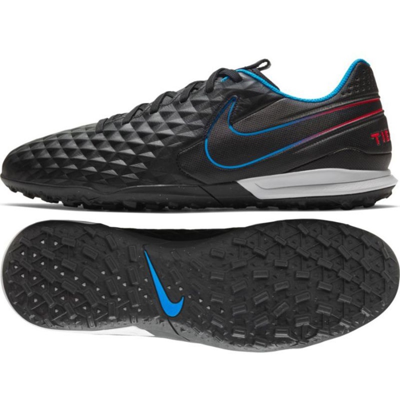 Scarpa da calcio Nike Tiempo Legend 8 Academy Tf M AT6100 090 nero nero