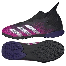 Scarpe da calcio Adidas Predator Freak .3 Ll Tf Jr FY7637 nero rosa