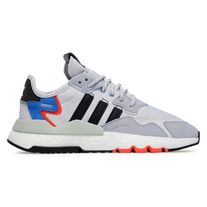 Scarpe Adidas Nite Jogger M FX6835 nero rosso blu grigio