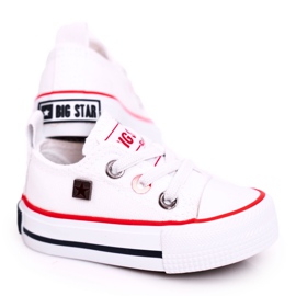 Sneakers basse classiche per bambini Big Star HH374193 Bianco bianca