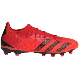 Scarpe da calcio Adidas Predator Freak.3 Mg LM GZ2824 multicolore arance e rossi