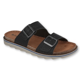Inblu pantofole scarpe da uomo 158M006 nero