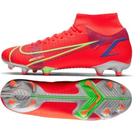 Nike Mercurial Superfly 8 Academy Mg M CV0843 600 Scarpa da calcio rosso