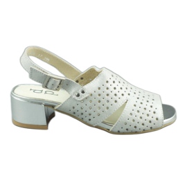 Dolce Pietro Sandali tacco alto da donna 2084 argento