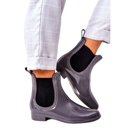 Stivali Jodhpur Ombrello Grigio Lucido