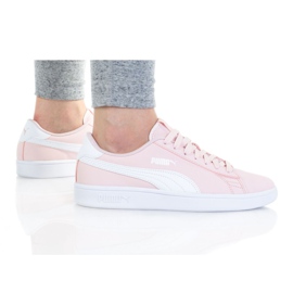 Puma Smash V2 Buck Jr 365182 35 scarpe nero rosa
