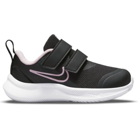 Nike Star Runner 3 (TDV) Jr DA2778-002 scarpe nero verde