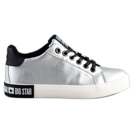 Sneakers da donna Big Star II274034 d'argento