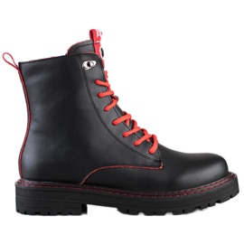 ARTIKER Trapper in pelle nera nero
