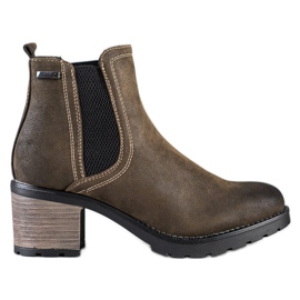 SHELOVET Stivali alla moda con glitter multicolore verde