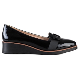 W. Potocki Scarpe Con Nastro Decorativo nero