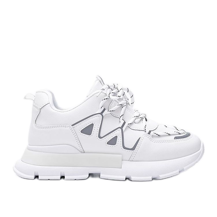 Sneakers bianche con inserti Filua catarifrangenti bianca