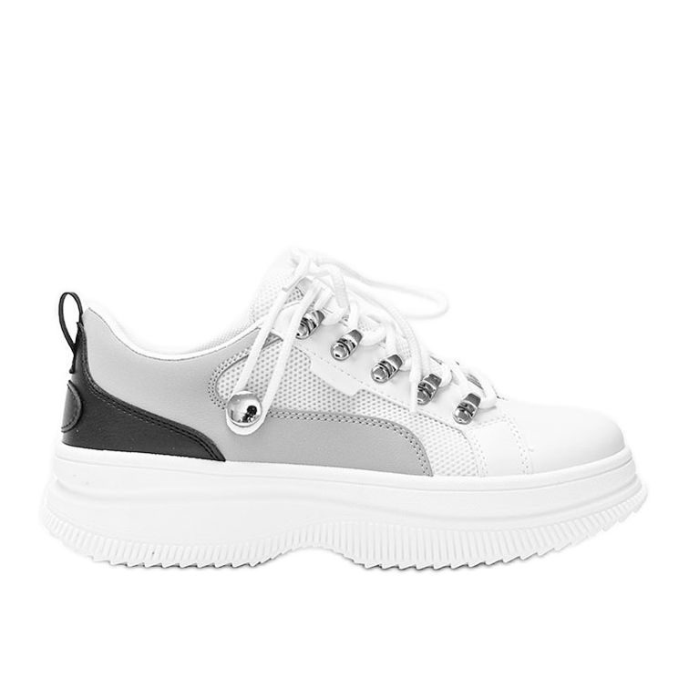 Sneakers bianche su suola alta Tifel bianca