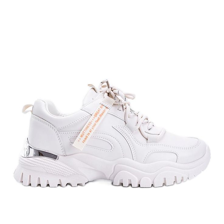 Sneakers beige con suola spessa Zooey