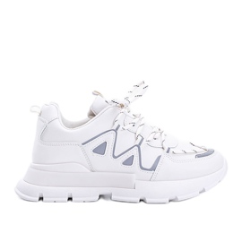 Sneakers beige con inserti Filua catarifrangenti