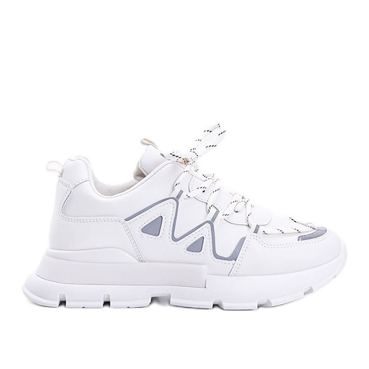 Sneakers beige con inserti Filua catarifrangenti