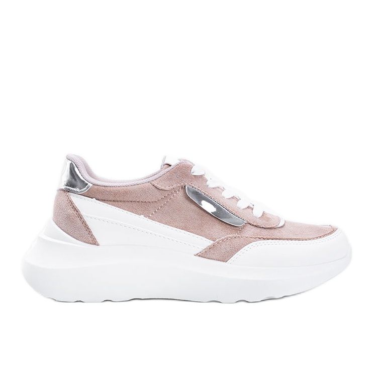 Sneakers beige con suola spessa Hella bianca cachi
