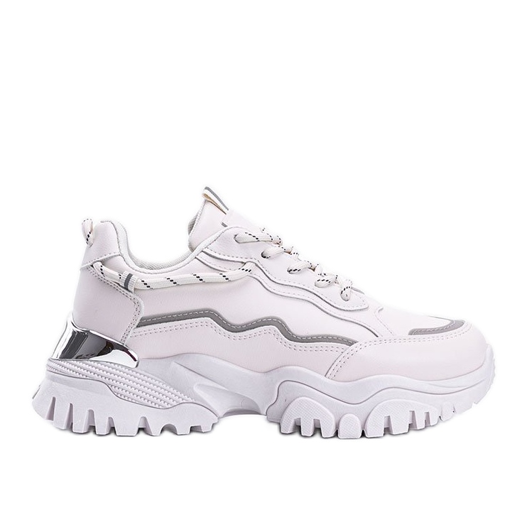 Sneakers beige con suola spessa Desiare
